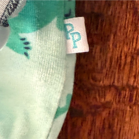 NWOT Posh Peanut Smiles limited edition Collared Henley Shortall Romper 9-12 mos - Picture 7 of 7